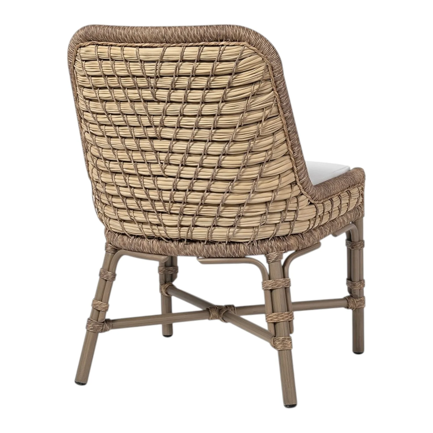 Capitola Outdoor Side Chair in Nit Witty Sea Salt - Image 2