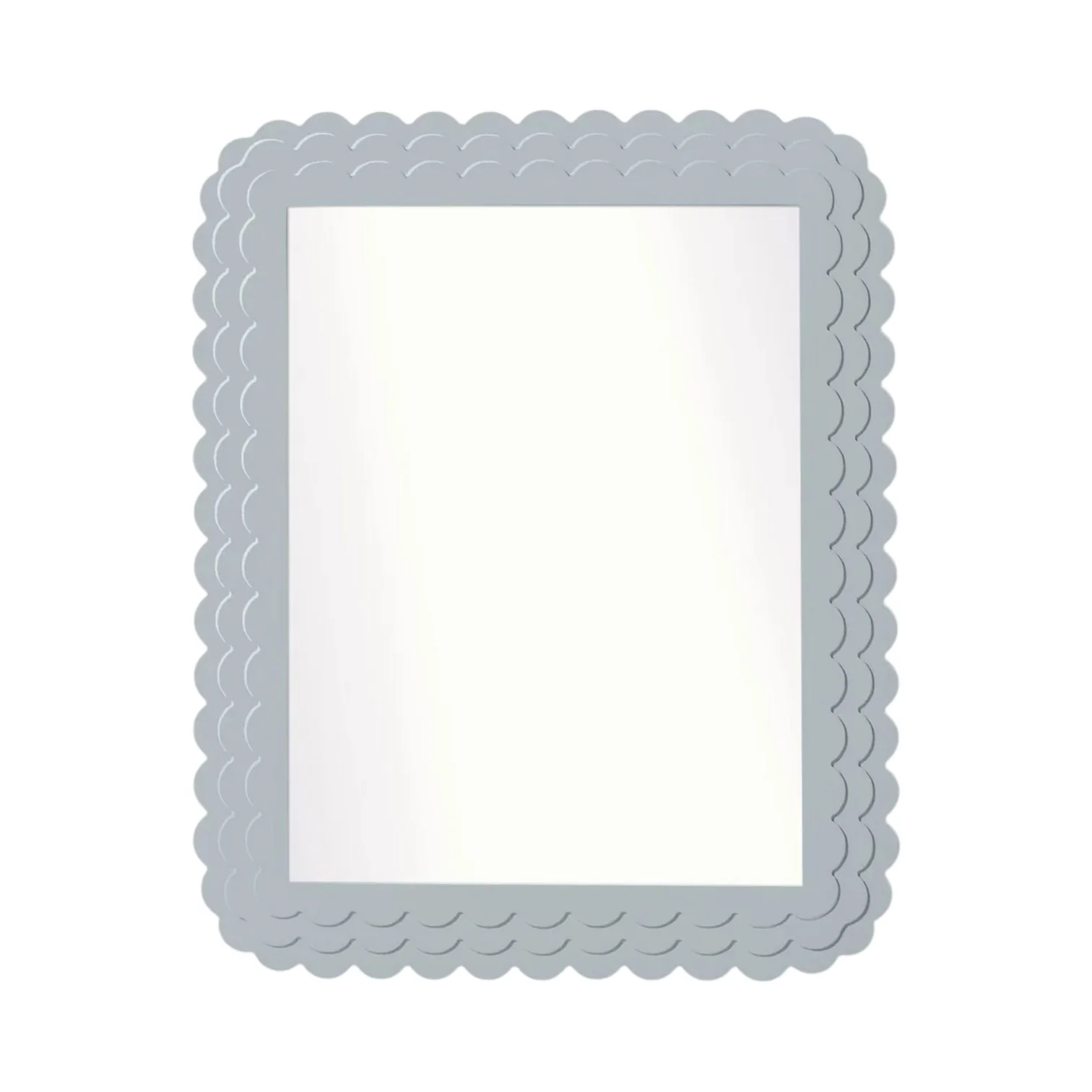 Carnival Krewe Rectangle Mirror, Lulworth Blue