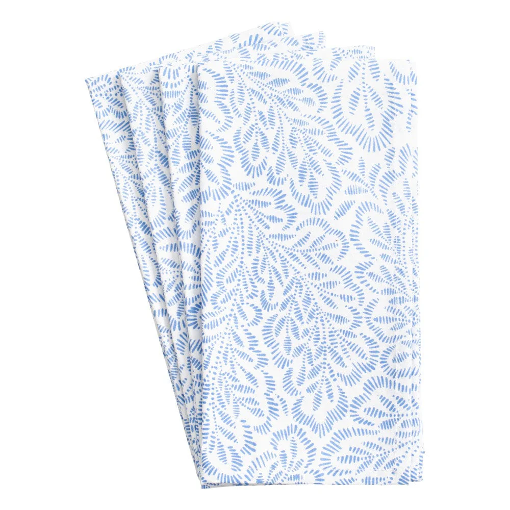 Block Print Leaves Napkin Collection - Image 3