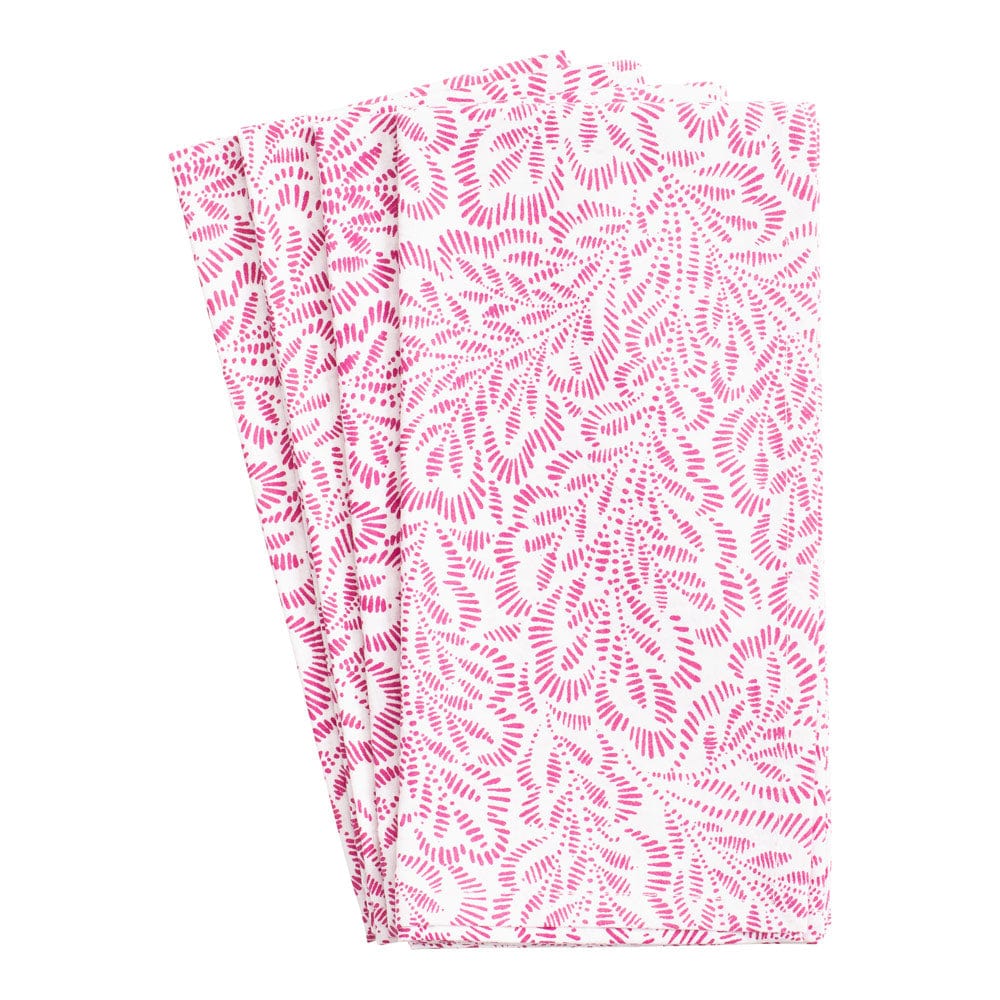 Block Print Leaves Napkin Collection - Image 4