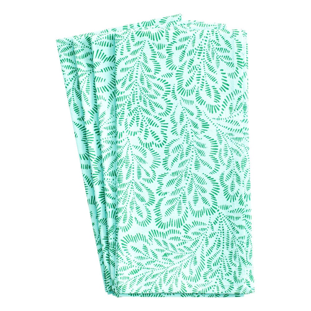 Block Print Leaves Napkin Collection - Image 6