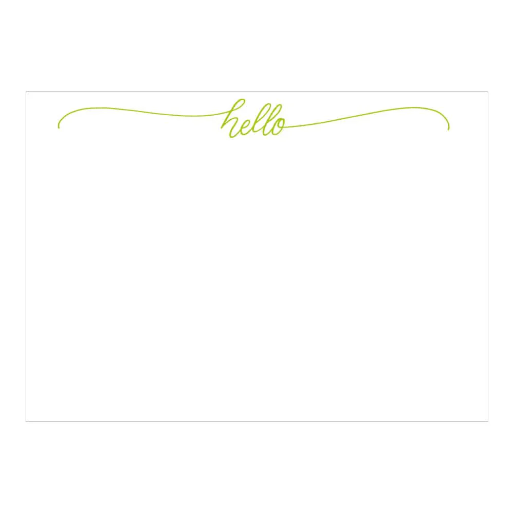 Hello Script Card Set