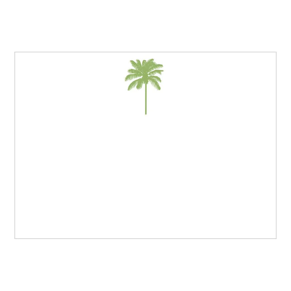 Green Palm Tree Card Set