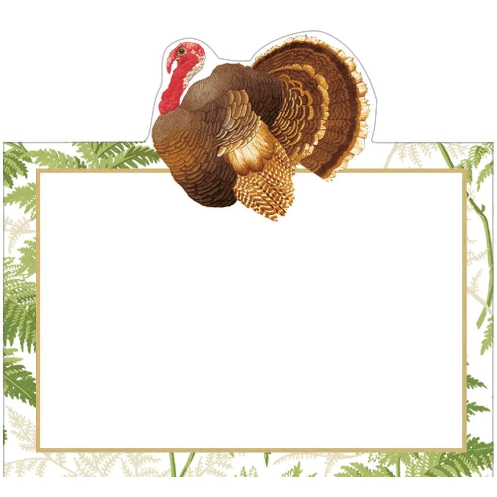 Turkey Among Ferns Napkin and Partyware Collection - Image 4