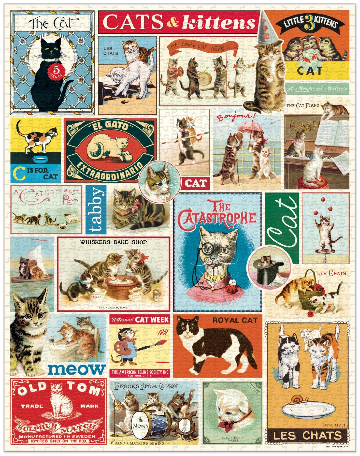 Cats and Kittens 1,000 Piece Puzzle - Image 2