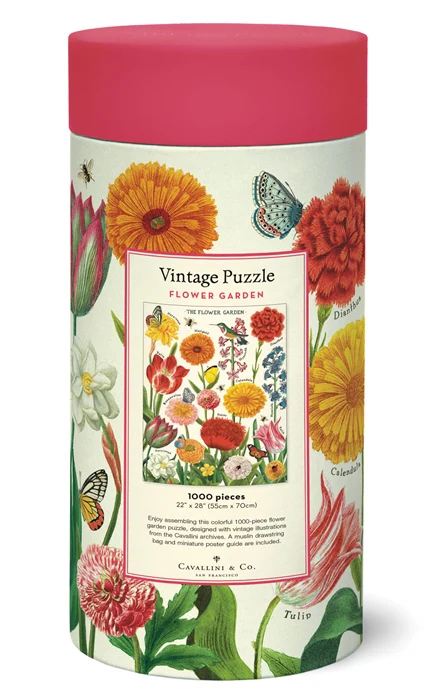 Flower Garden 1,000 Piece Puzzle - Image 2