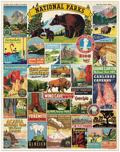 National Parks Map 1,000 Piece Puzzle - Image 2