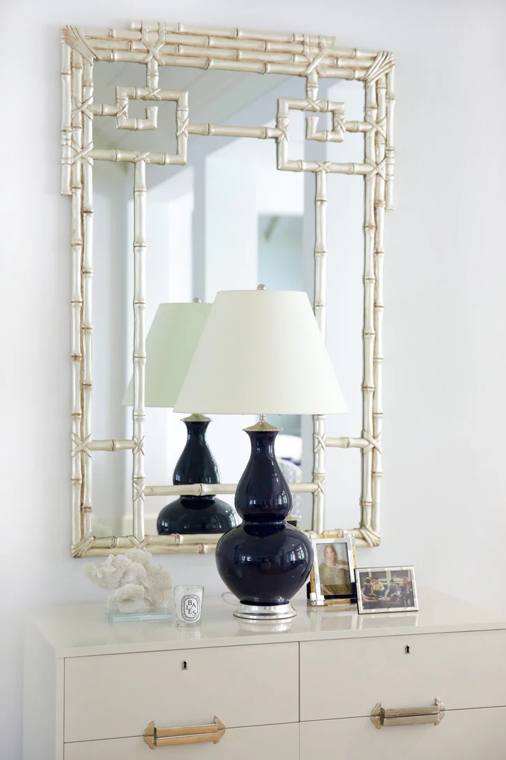 Bamboo Mirror, Silver - Image 2