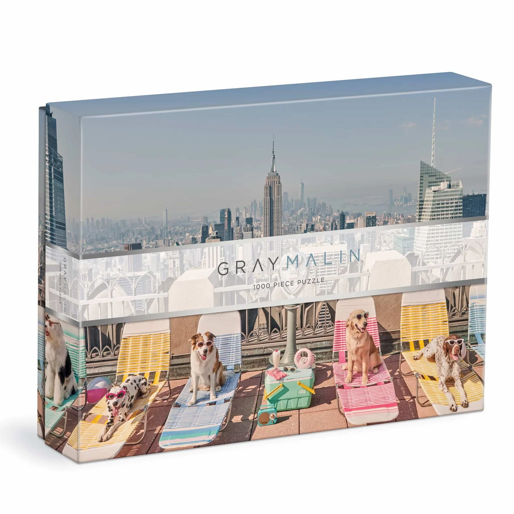 Gray Malin 1000 Piece Puzzle, The Dogs of New York City