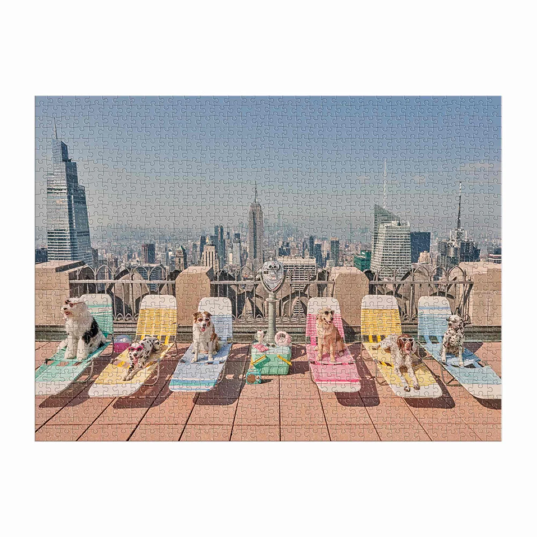 Gray Malin 1000 Piece Puzzle, The Dogs of New York City - Image 2