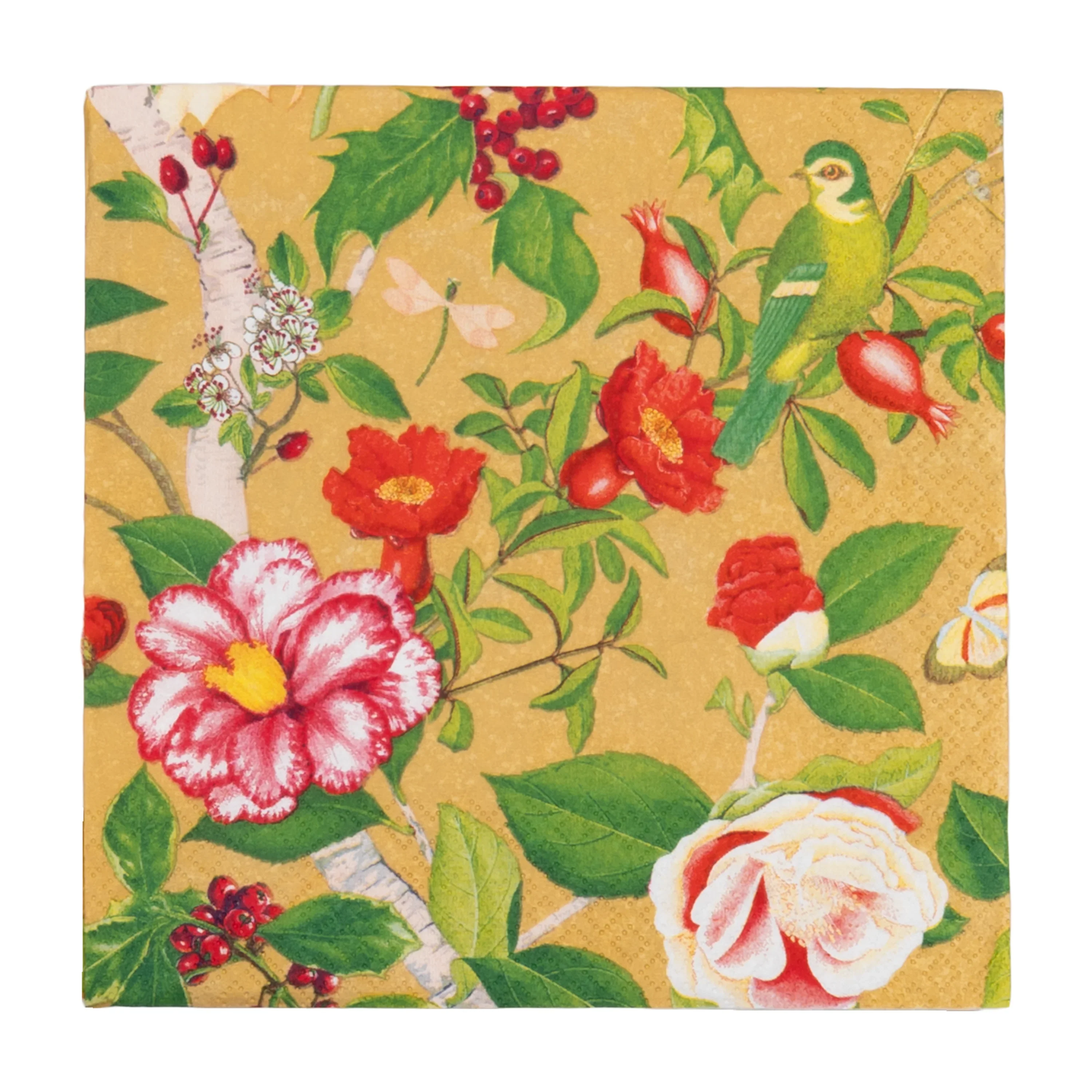 Christmas Chinoiserie Gold Napkin Collection - Image 4