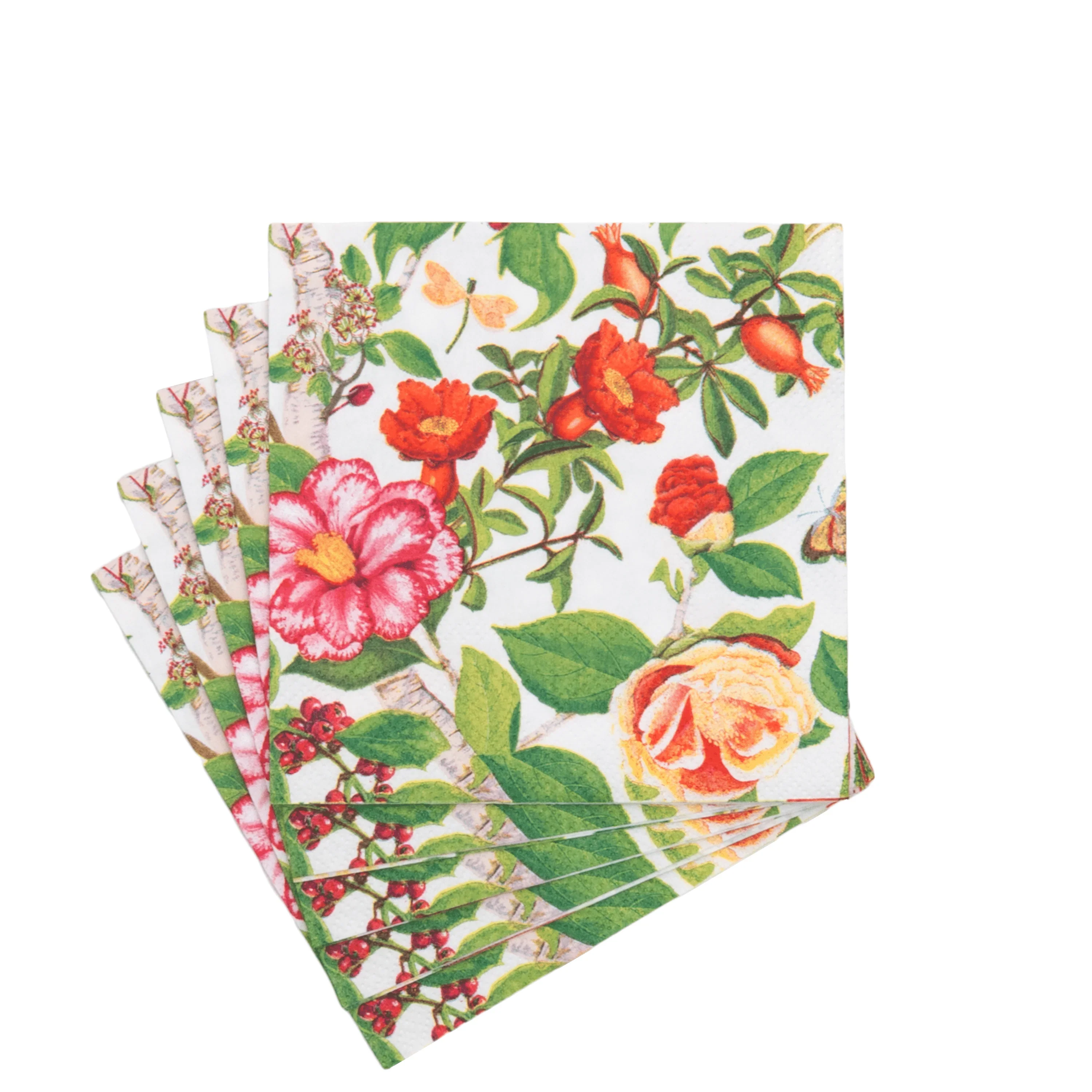 Christmas Chinoiserie White Napkin and Tabletop Collection - Image 2