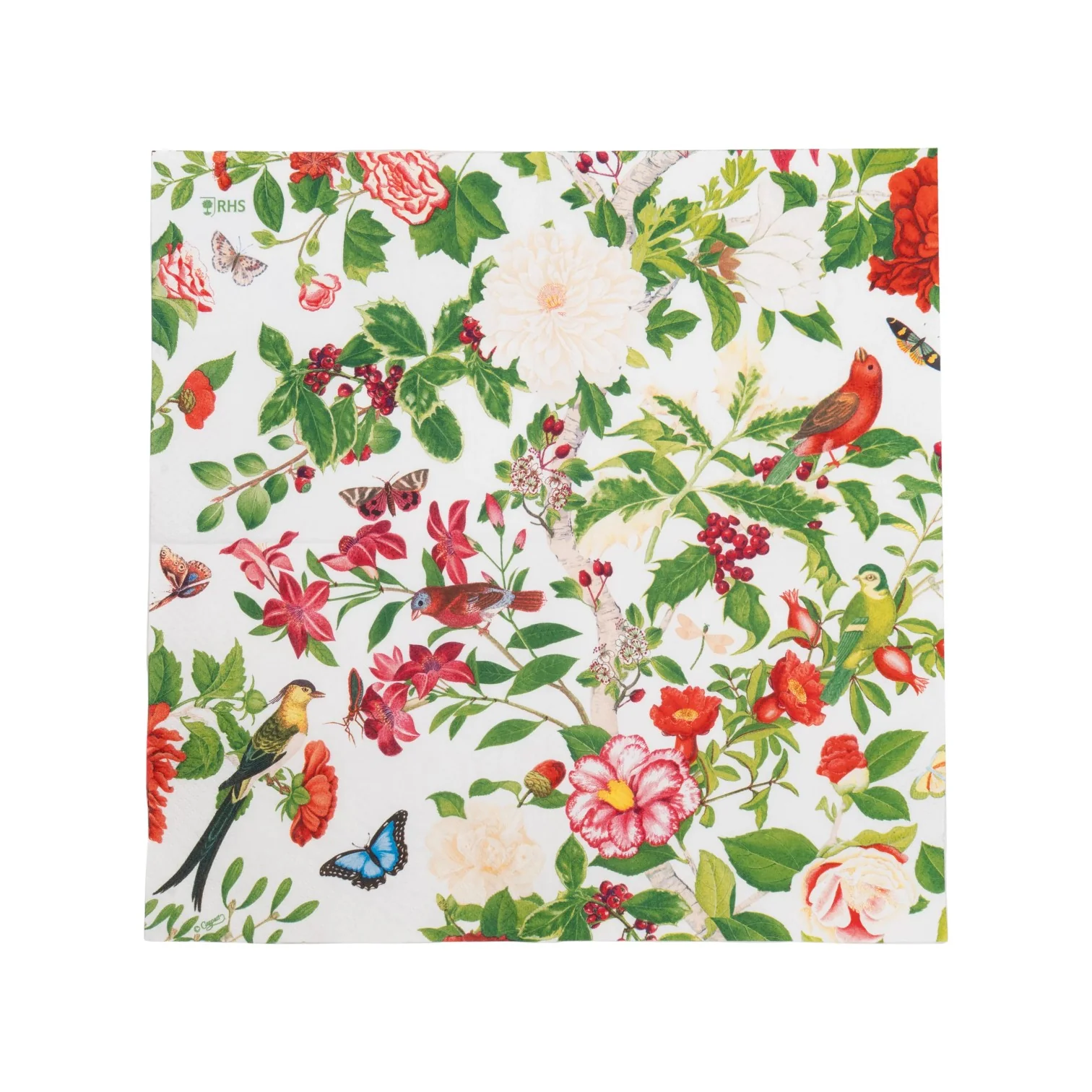 Christmas Chinoiserie White Napkin and Tabletop Collection - Image 4