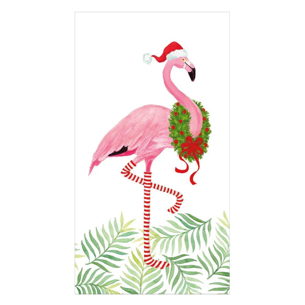 Christmas Flamingos Napkin Collection - Image 3