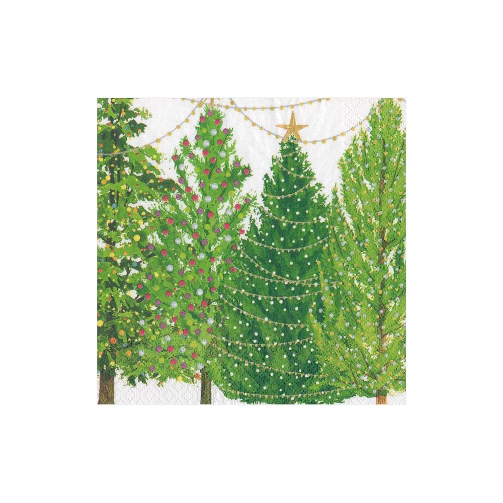 Christmas Trees with Lights Napkin Collection - Image 2