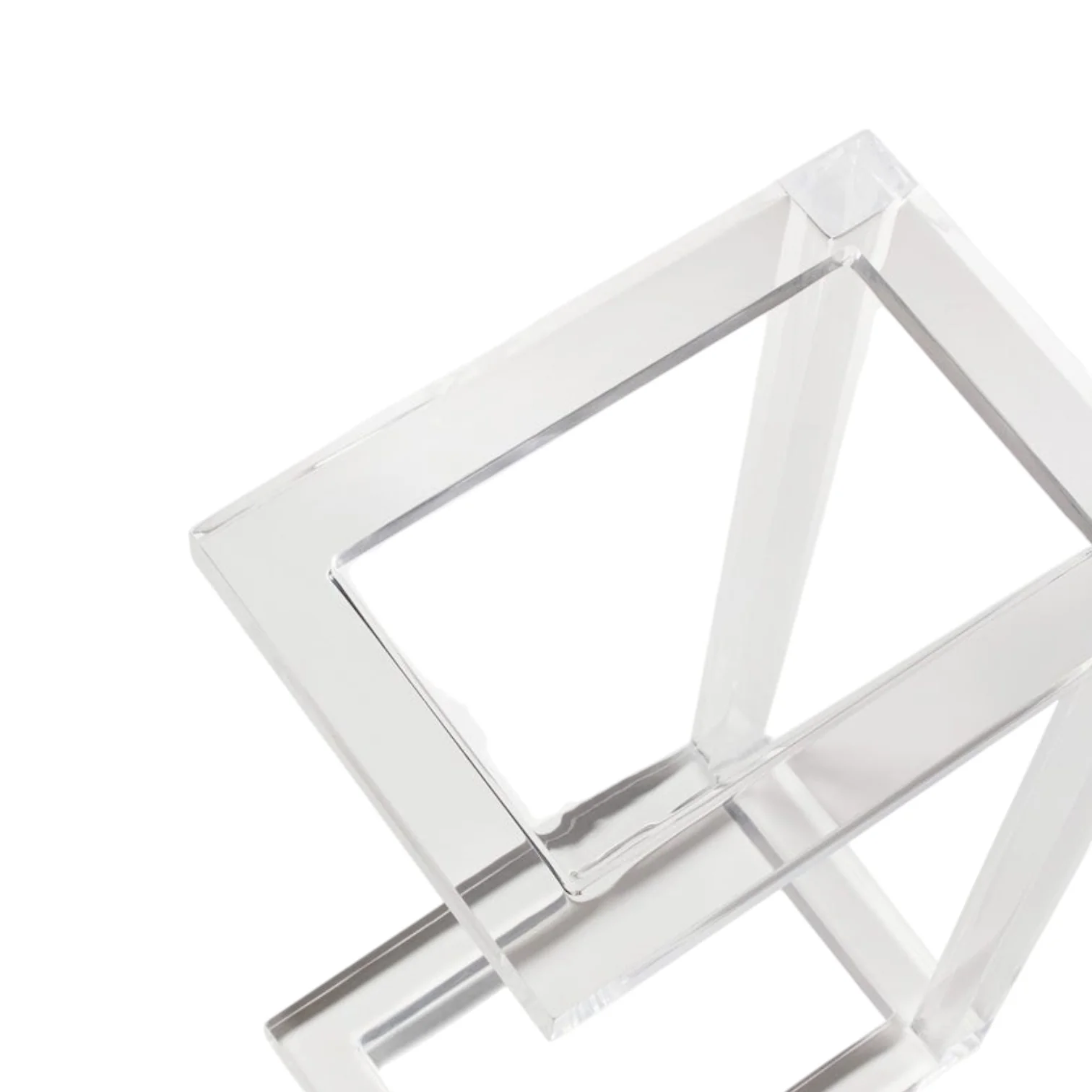 Clark Acrylic Accent Table - Image 3