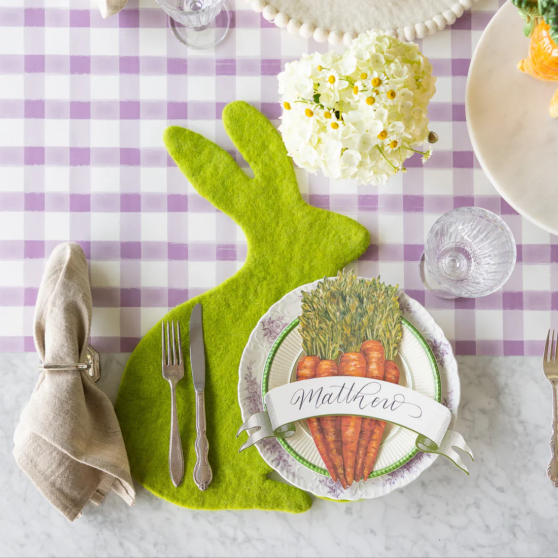 Classic Moss Banner Table Accent - Image 2