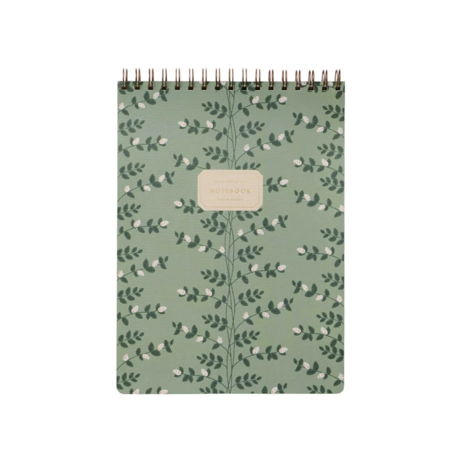 Climbing Vines Large Top Spiral Notebook
