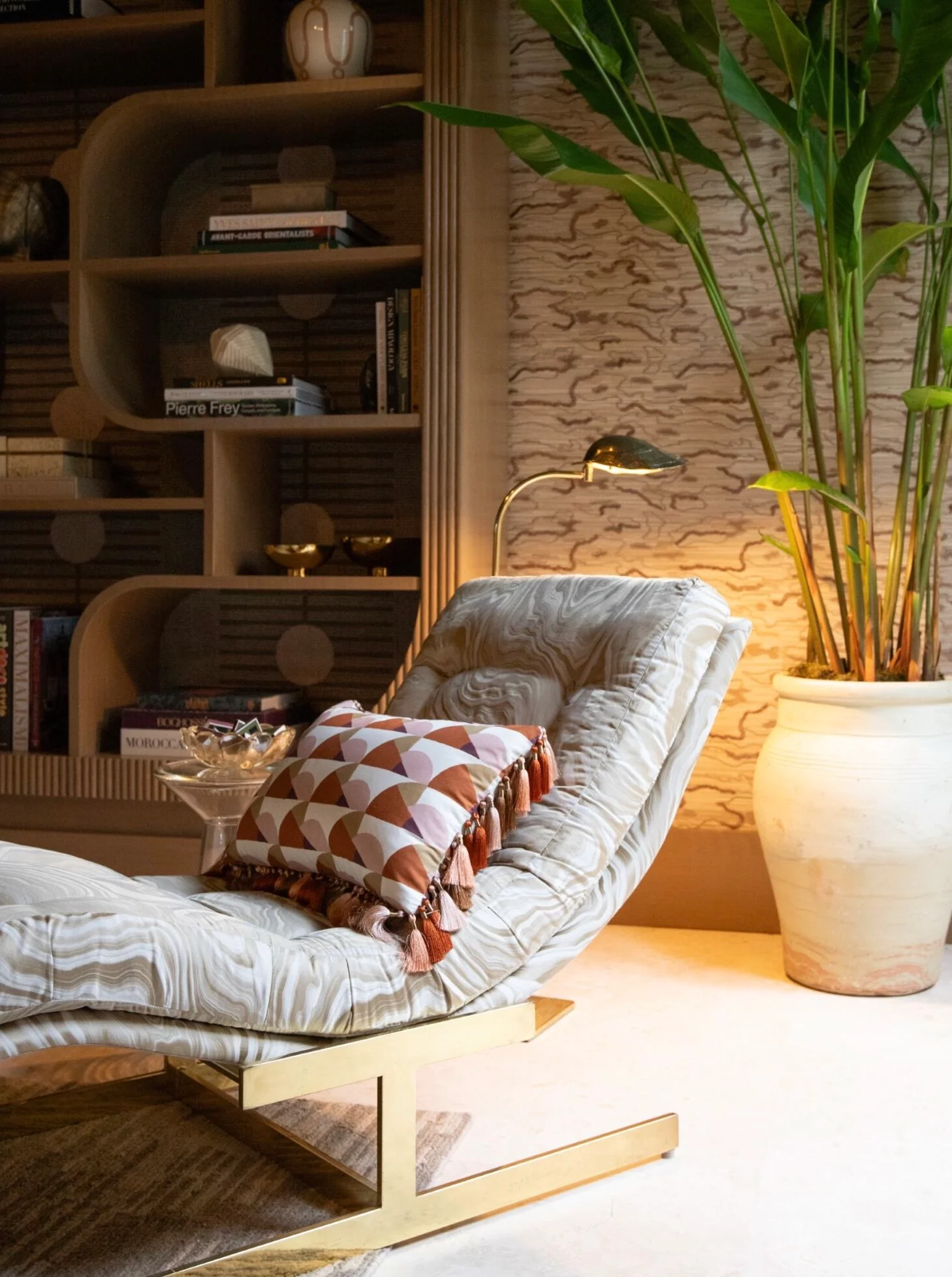 Manille Cuba Lumbar Pillow with Tassel Fringe - Image 3