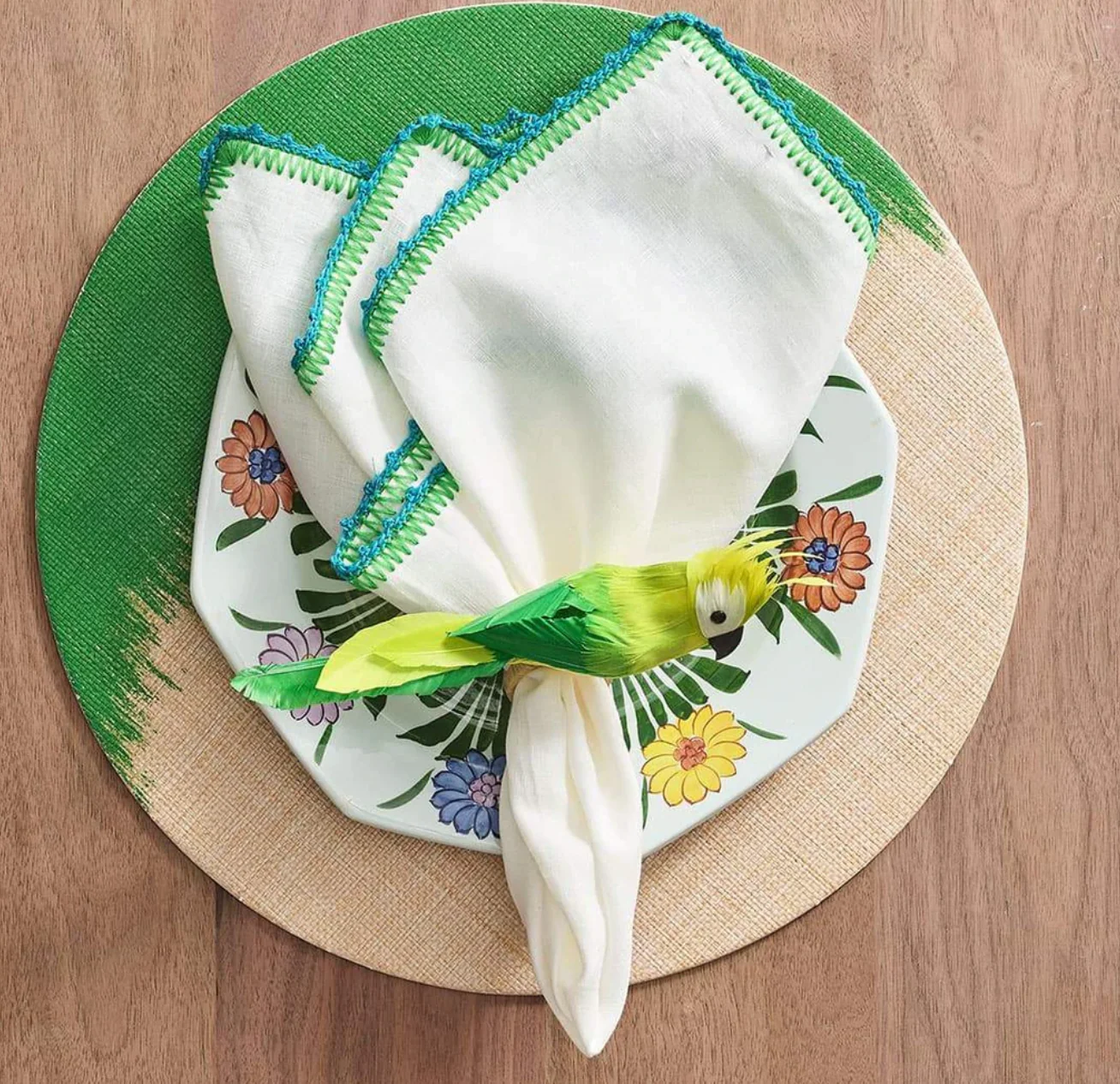 Parakeet Napkin Ring - Image 2