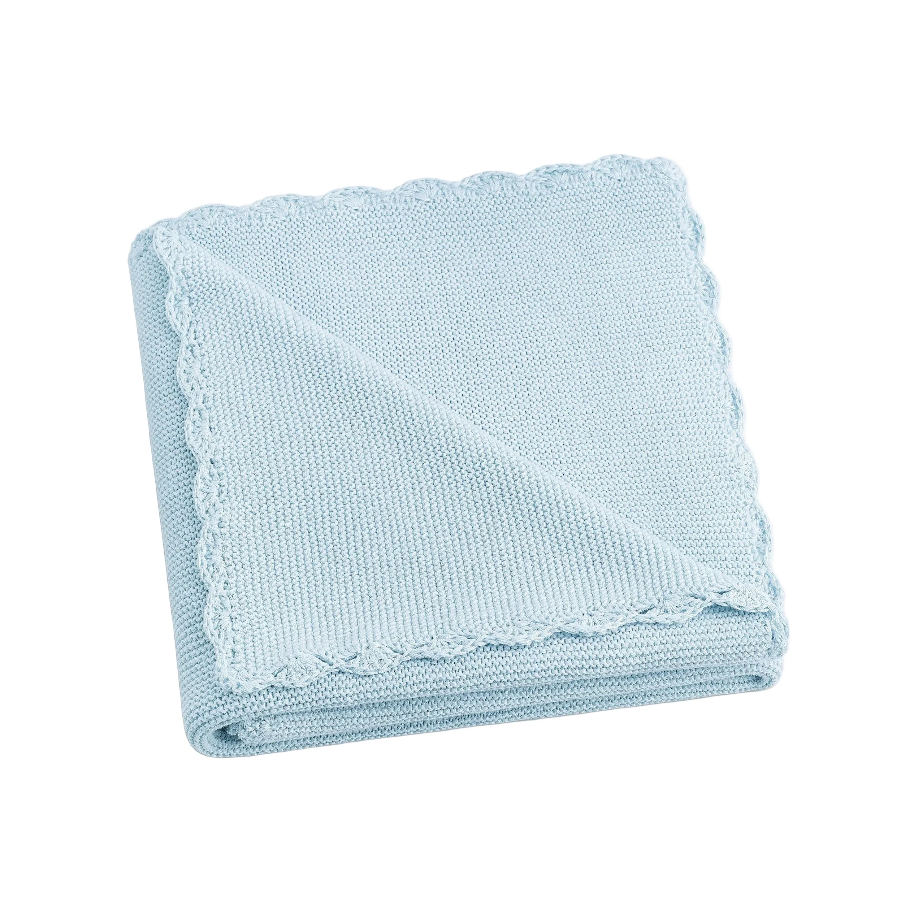 Cotton Knit Baby Blanket - Image 3