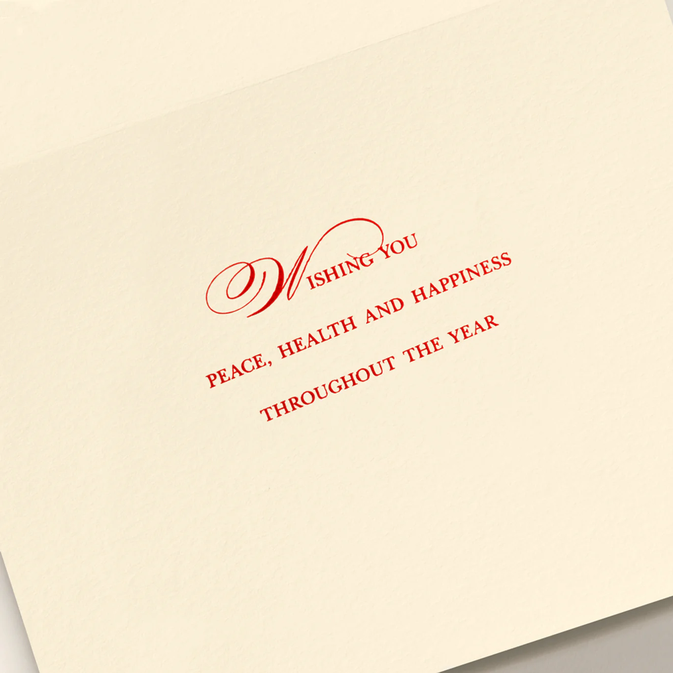 Ribbon Flourish Merry Christmas Card Set - Image 2
