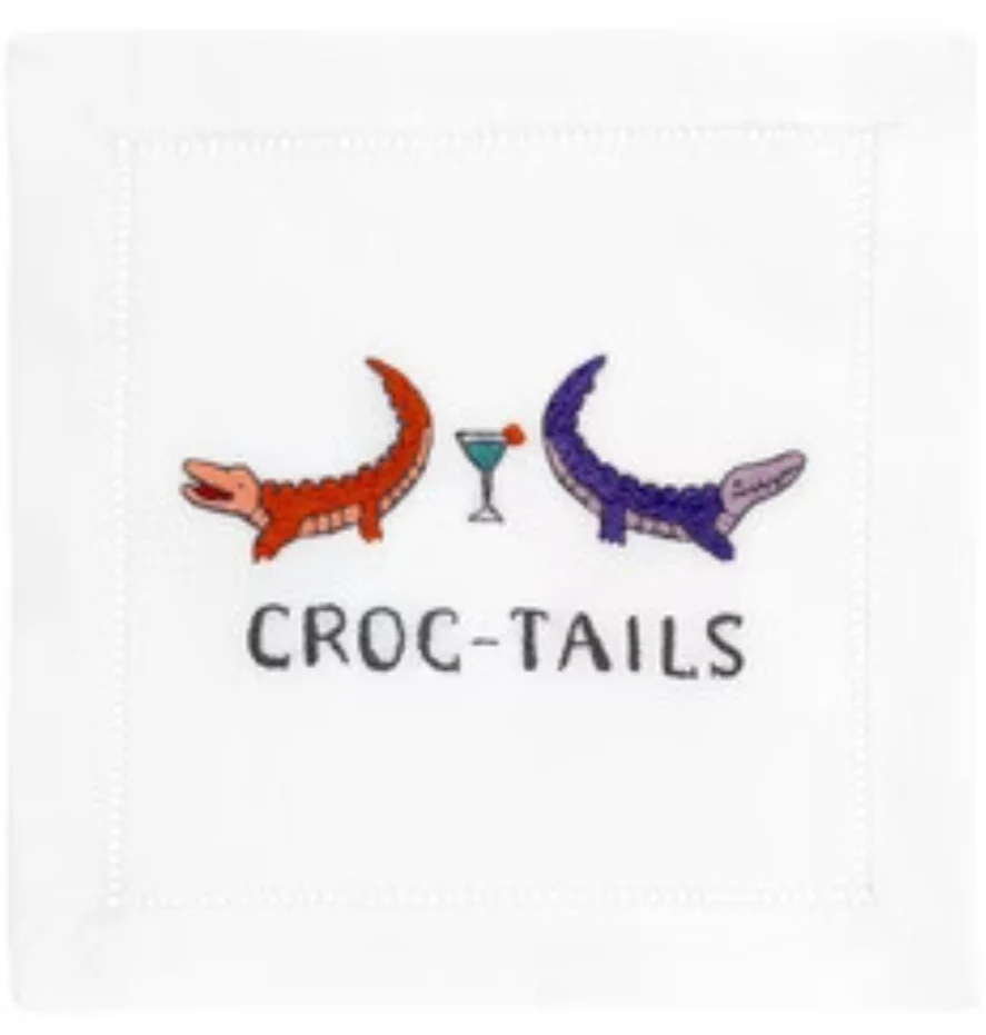Croc-Tails Cocktail Napkins