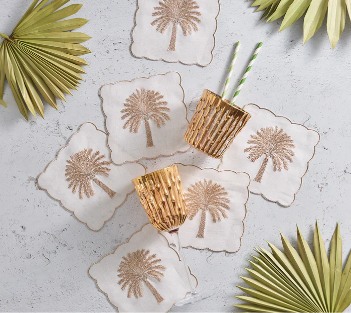Date Palm Cocktail Napkin Set - Image 2
