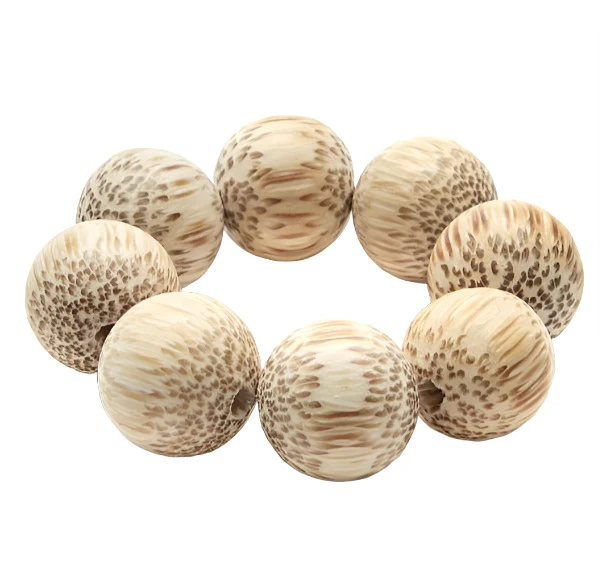 Cocoa Wood Bracelet Napkin Ring Set - Image 4