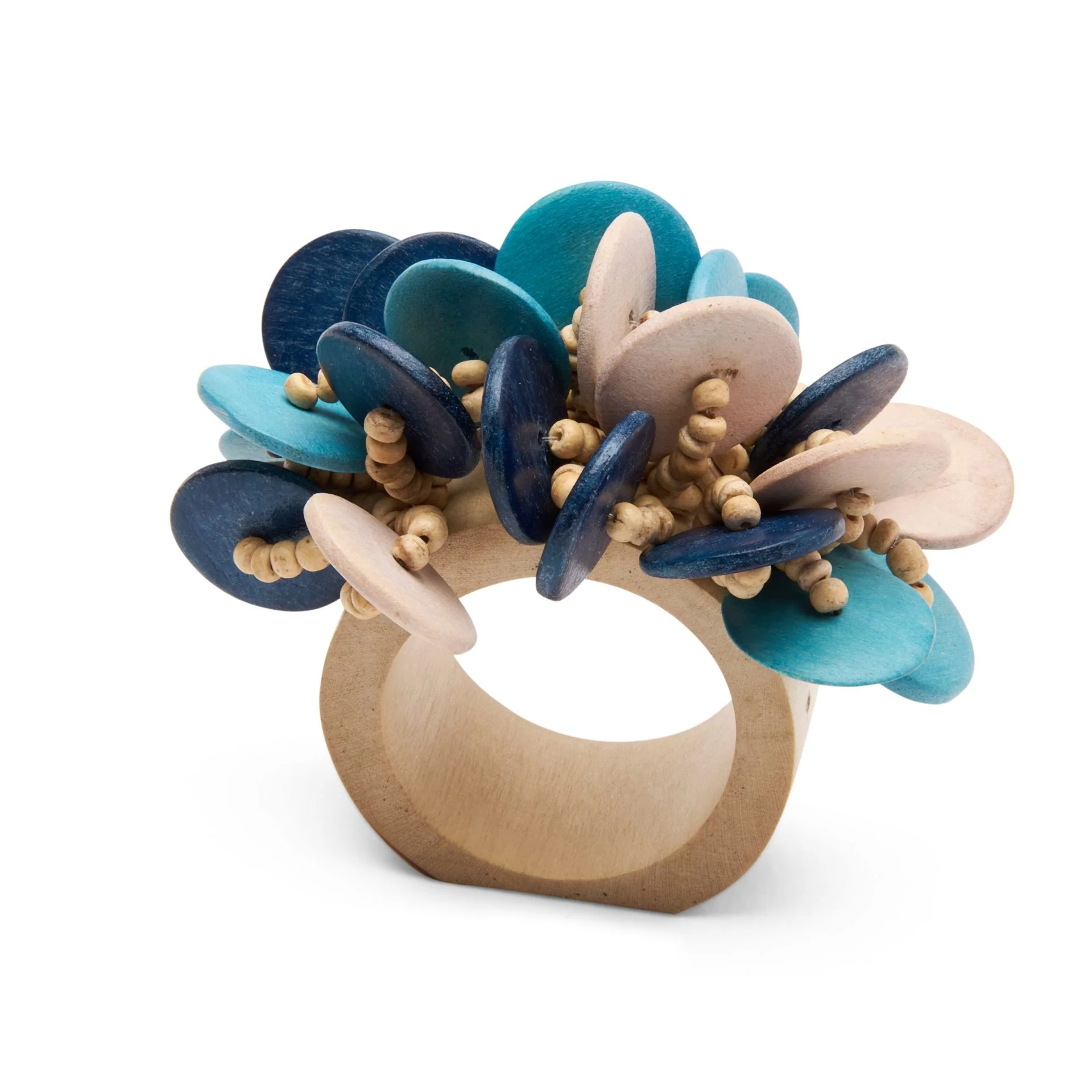 Coin Beads Napkin Ring Set - Image 2