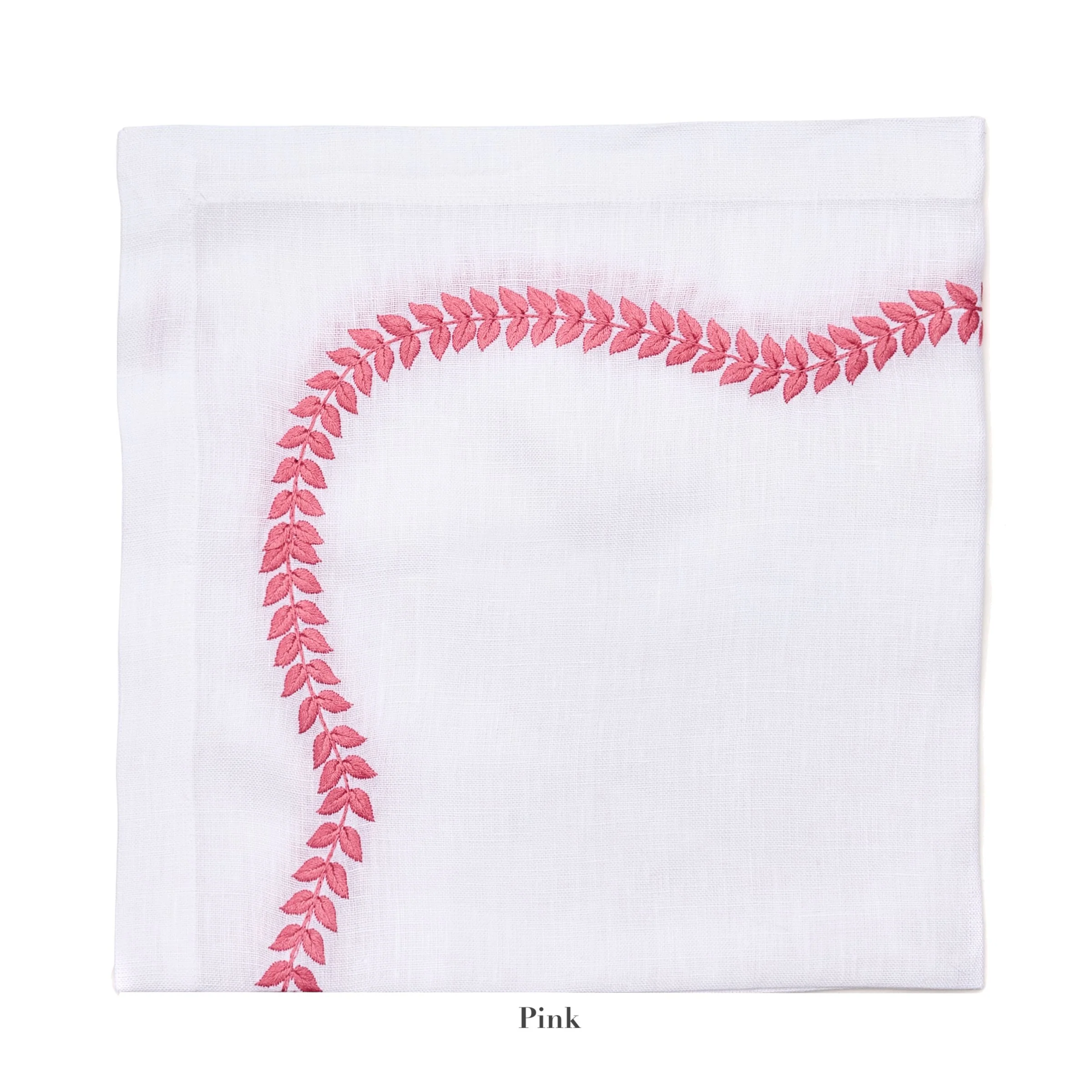 Fern Path Embroidered Napkin Set - Image 4