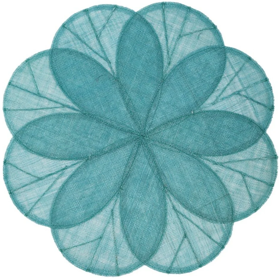 Sinamay Flower Placemat Collection Set - Image 2