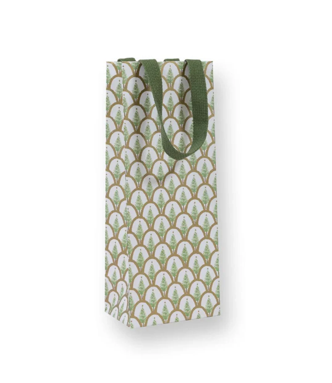 Deco Christmas Gold Bottle Bag