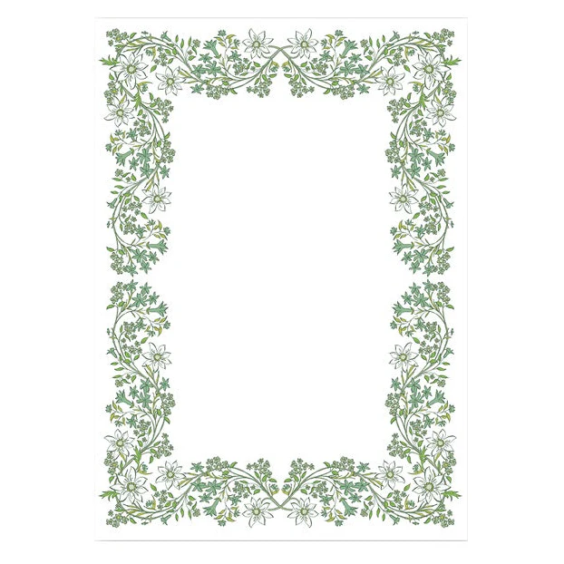 Chalet Chintz Green Notepad