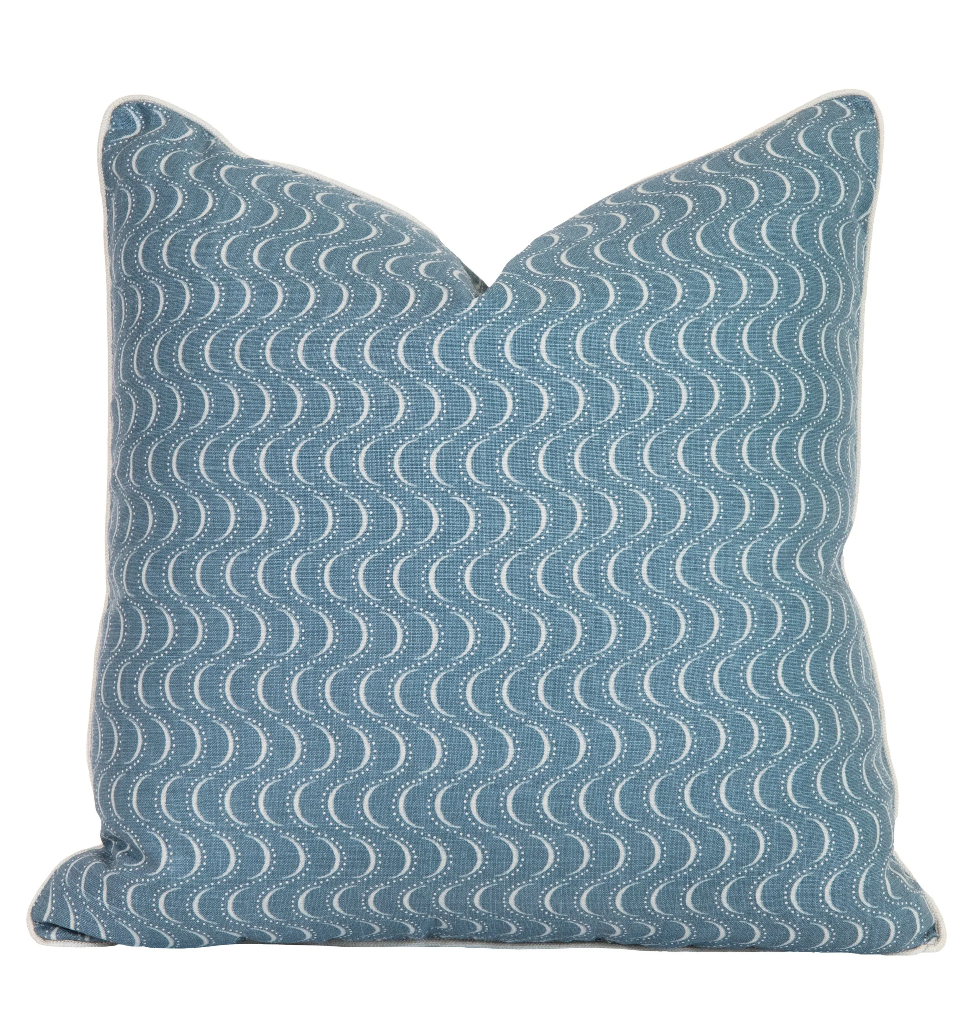 Ondine Prussian Blue Pillow