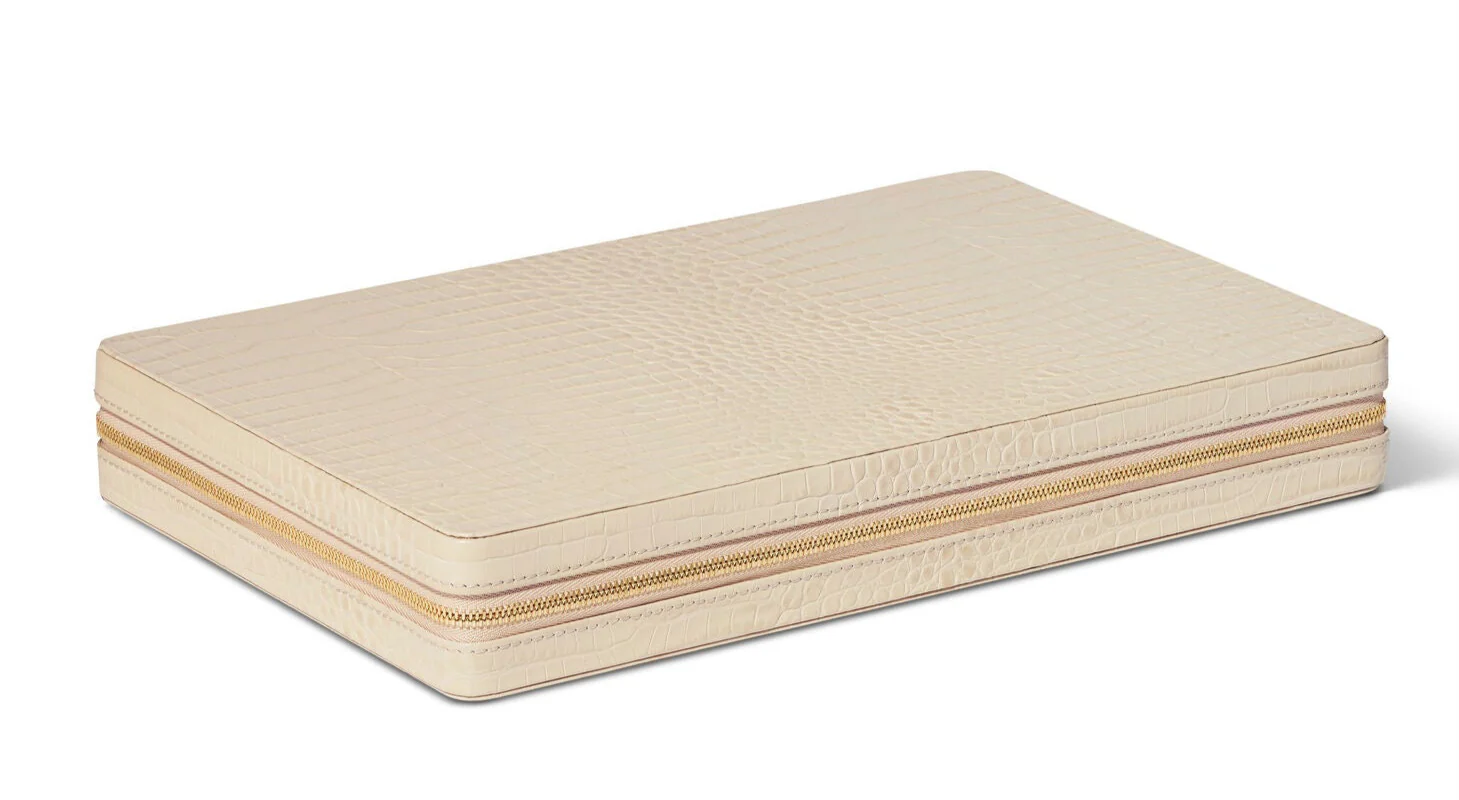 Enzo Backgammon Travel Set, Fawn - Image 3