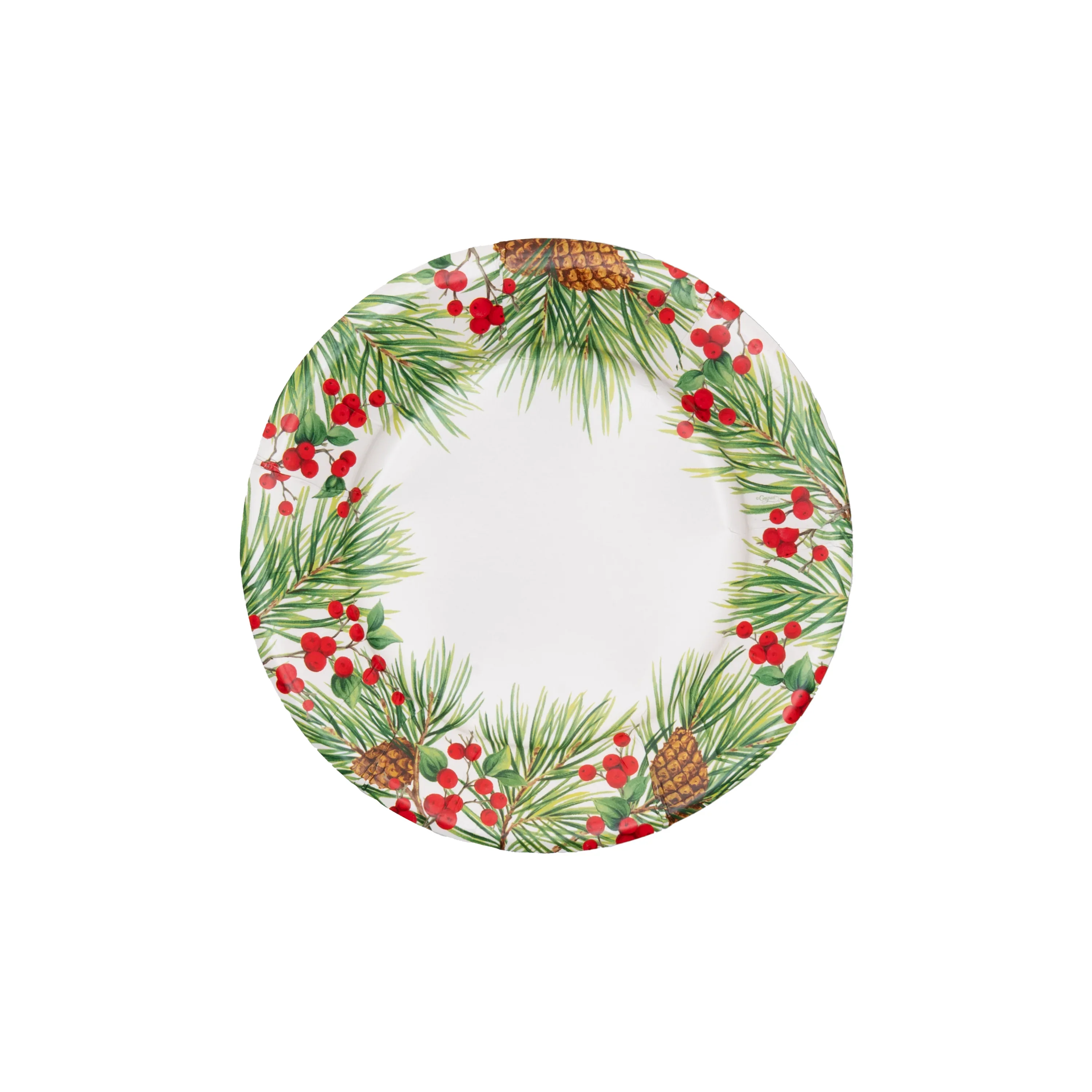 Evergreen and Berries White Napkin and Tabletop Collection - Image 5