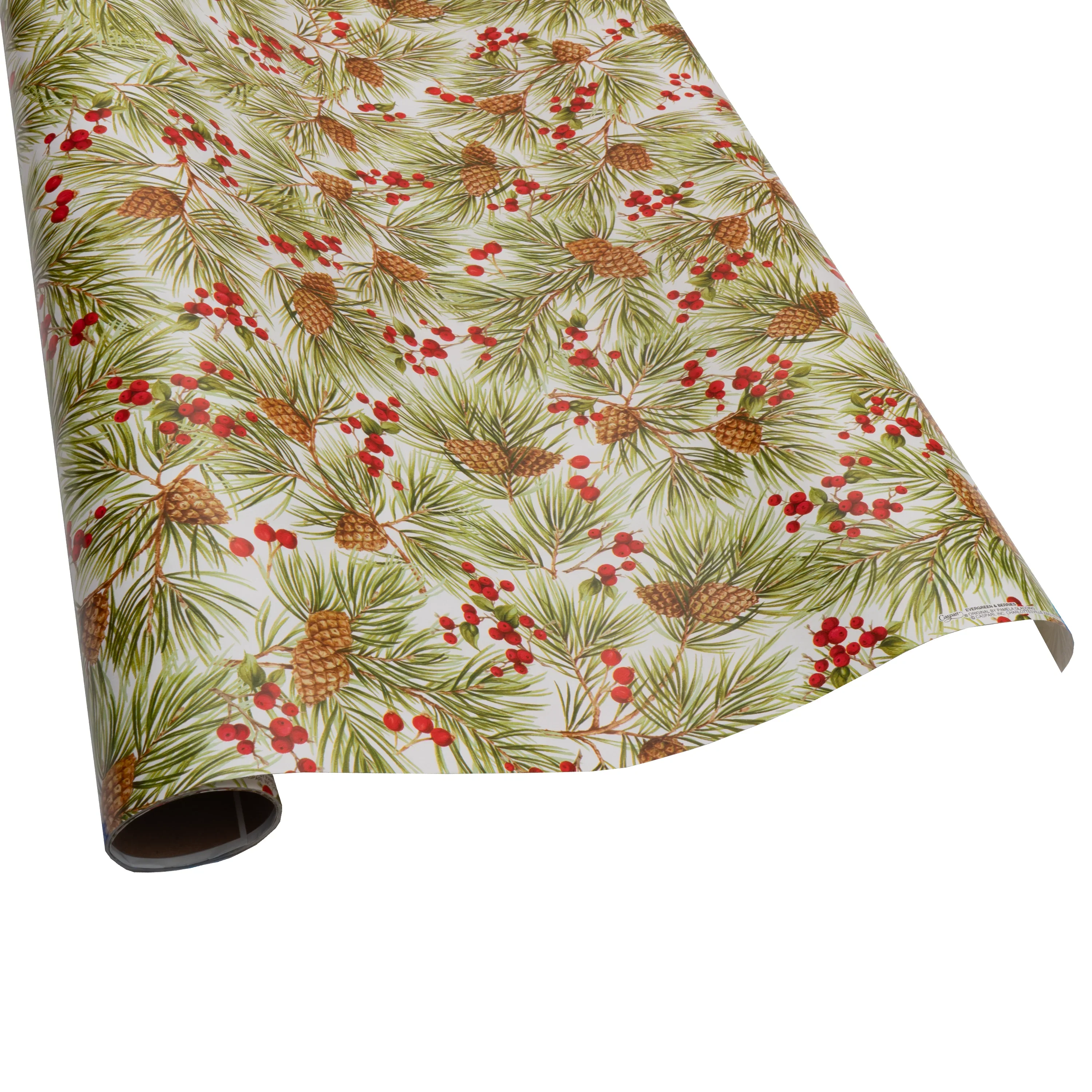 Evergreen and Berries White Napkin and Tabletop Collection - Image 8