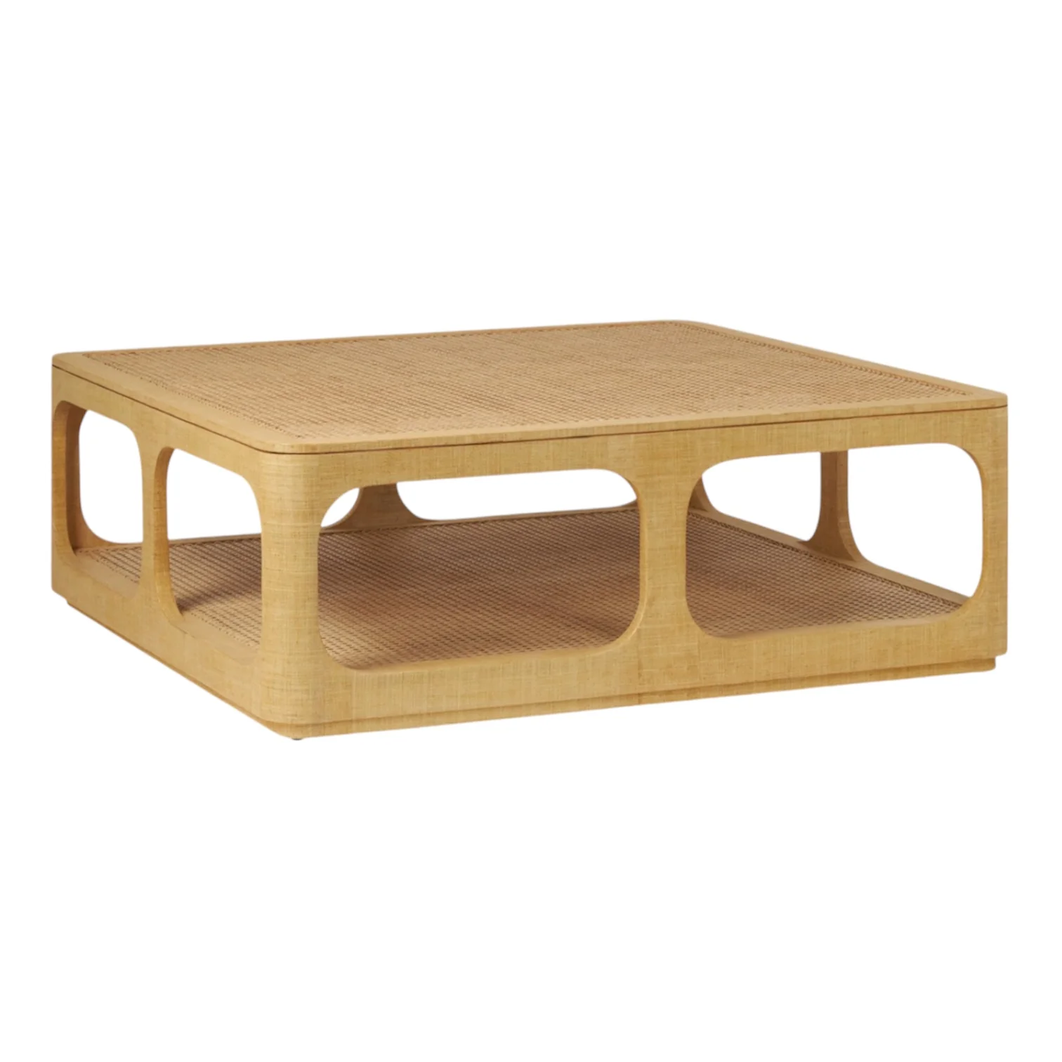 Fiorenza Coffee Table in Raffia and Cane - Image 2