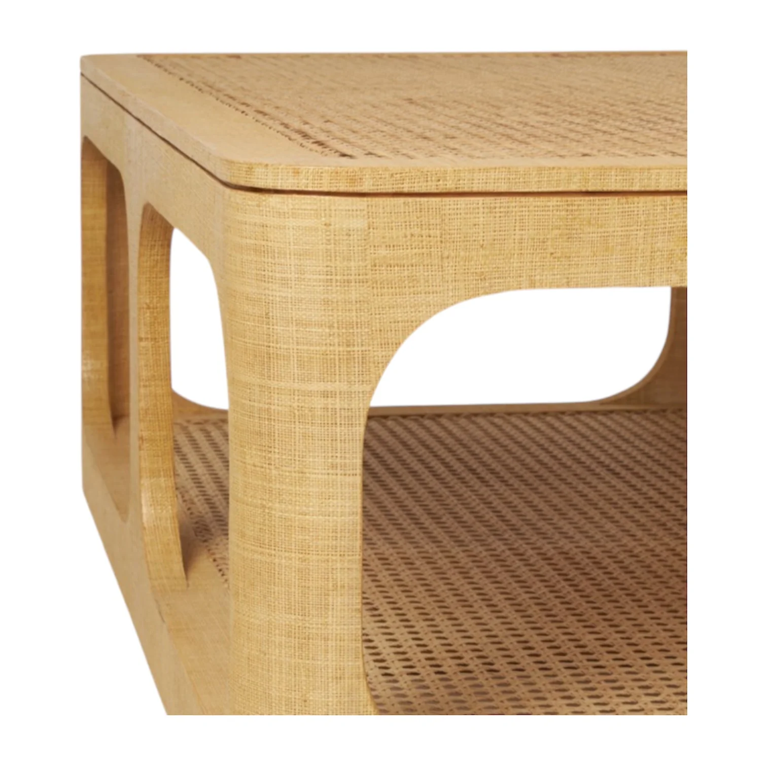 Fiorenza Coffee Table in Raffia and Cane - Image 3
