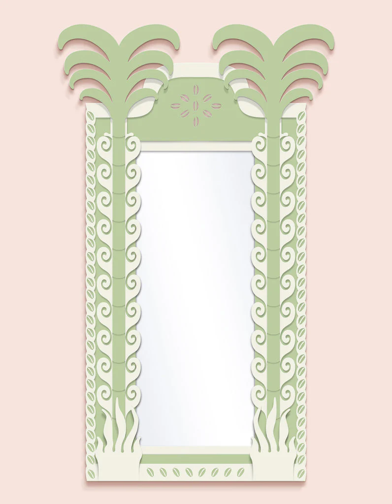 FLEUR x Cece Bowman Coco Palm Floor Mirror - Image 2