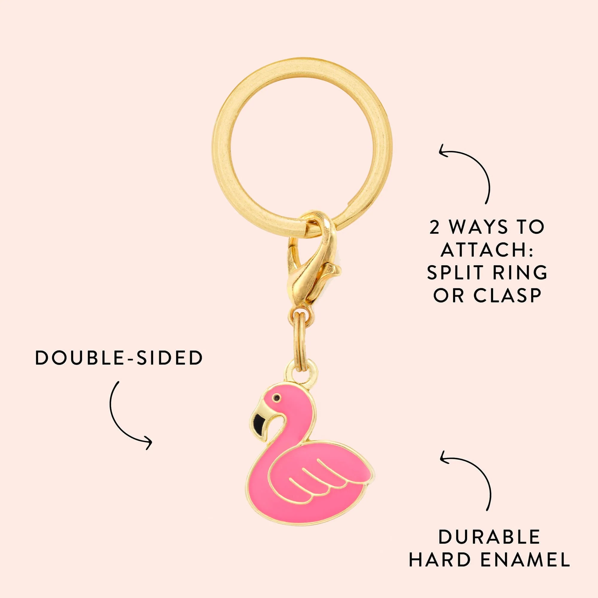 Flamingo Collar Charm - Image 2
