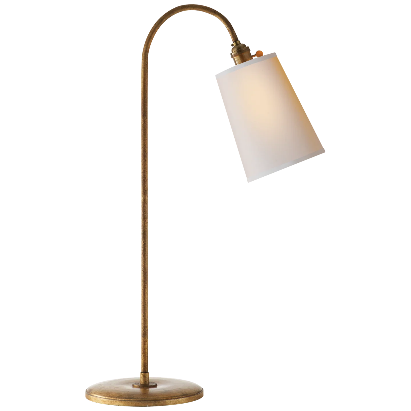 Mia Table Lamp, Gilded Iron