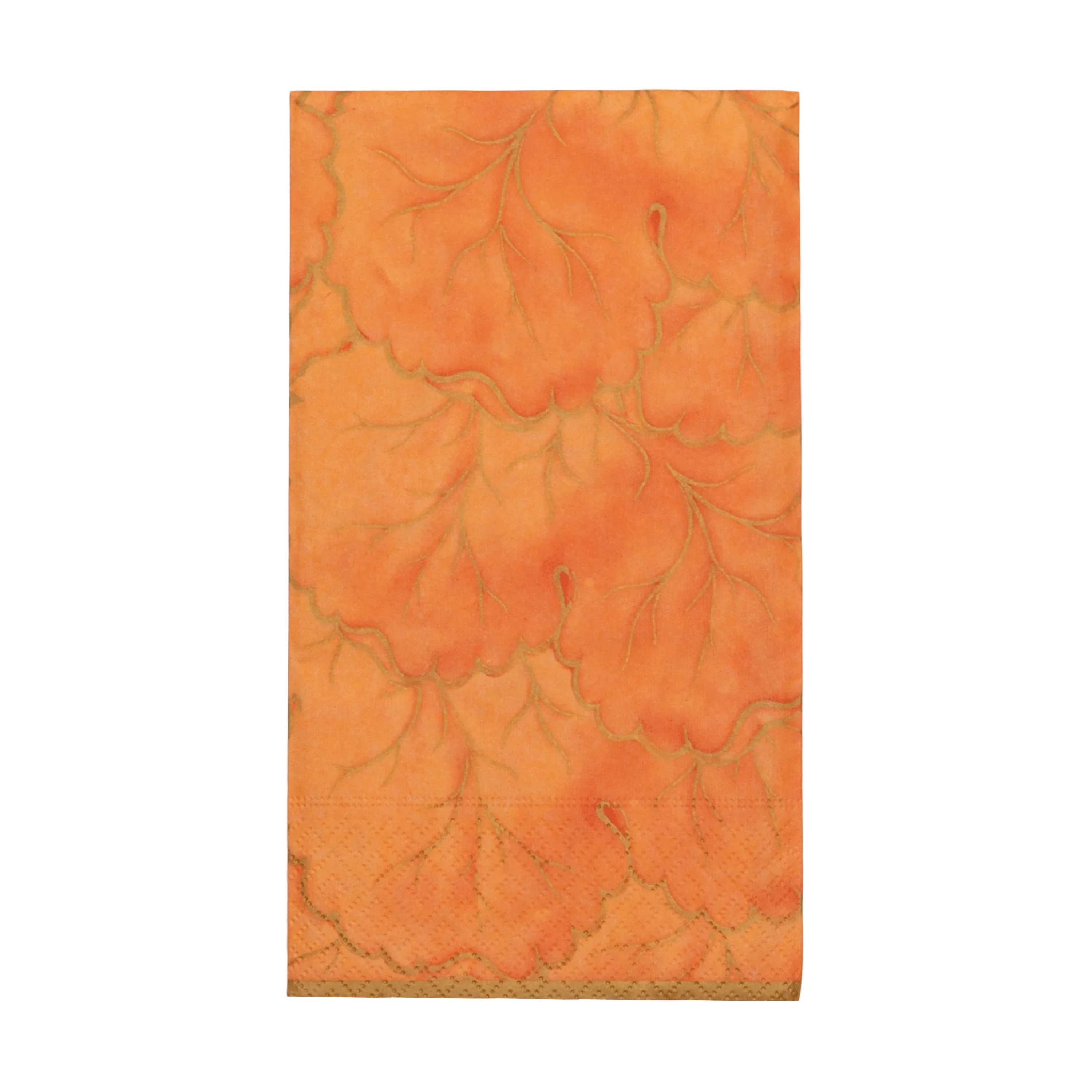 Gilded Majolica Coral Napkin Collection - Image 4