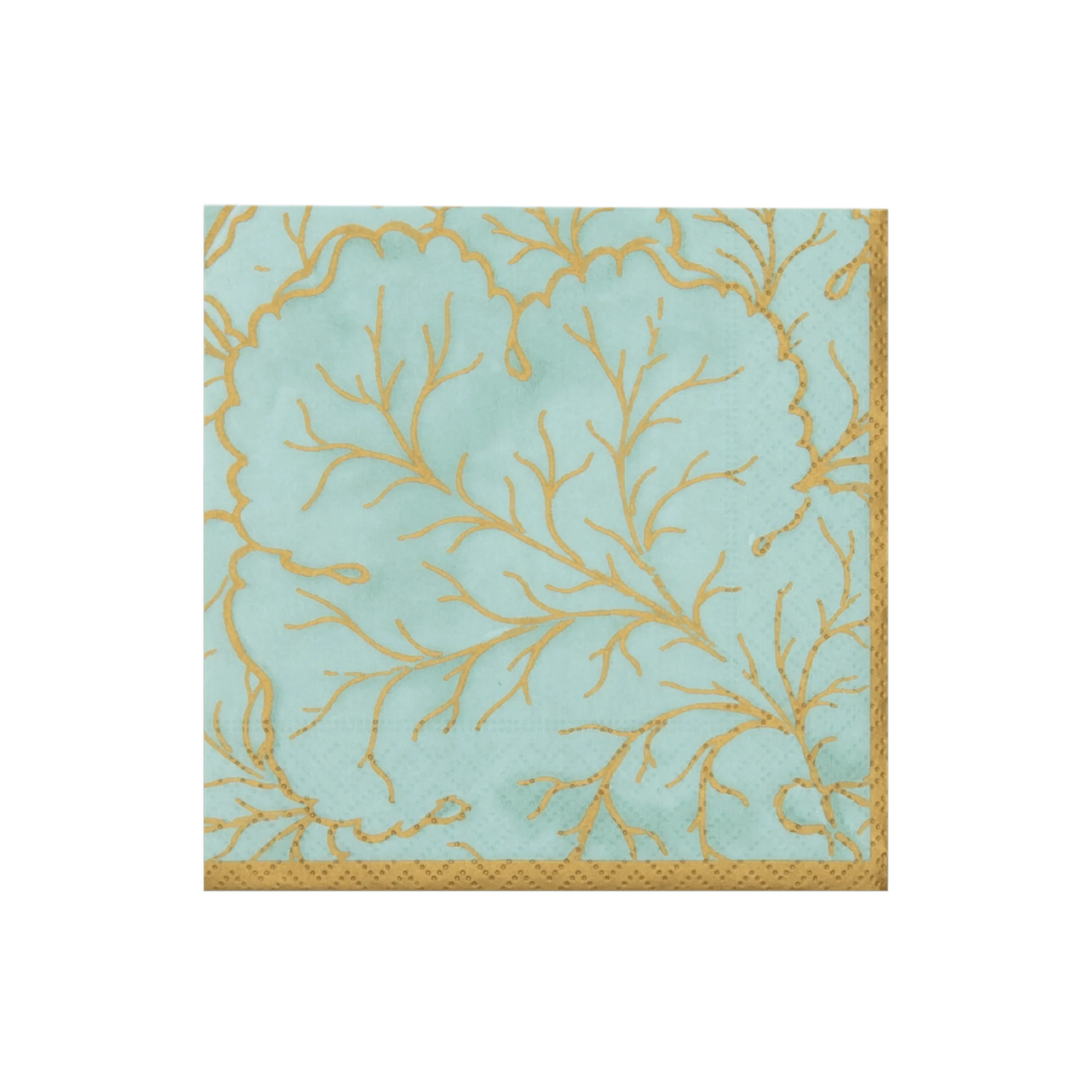 Gilded Majolica Saltwater Napkin Collection - Image 2