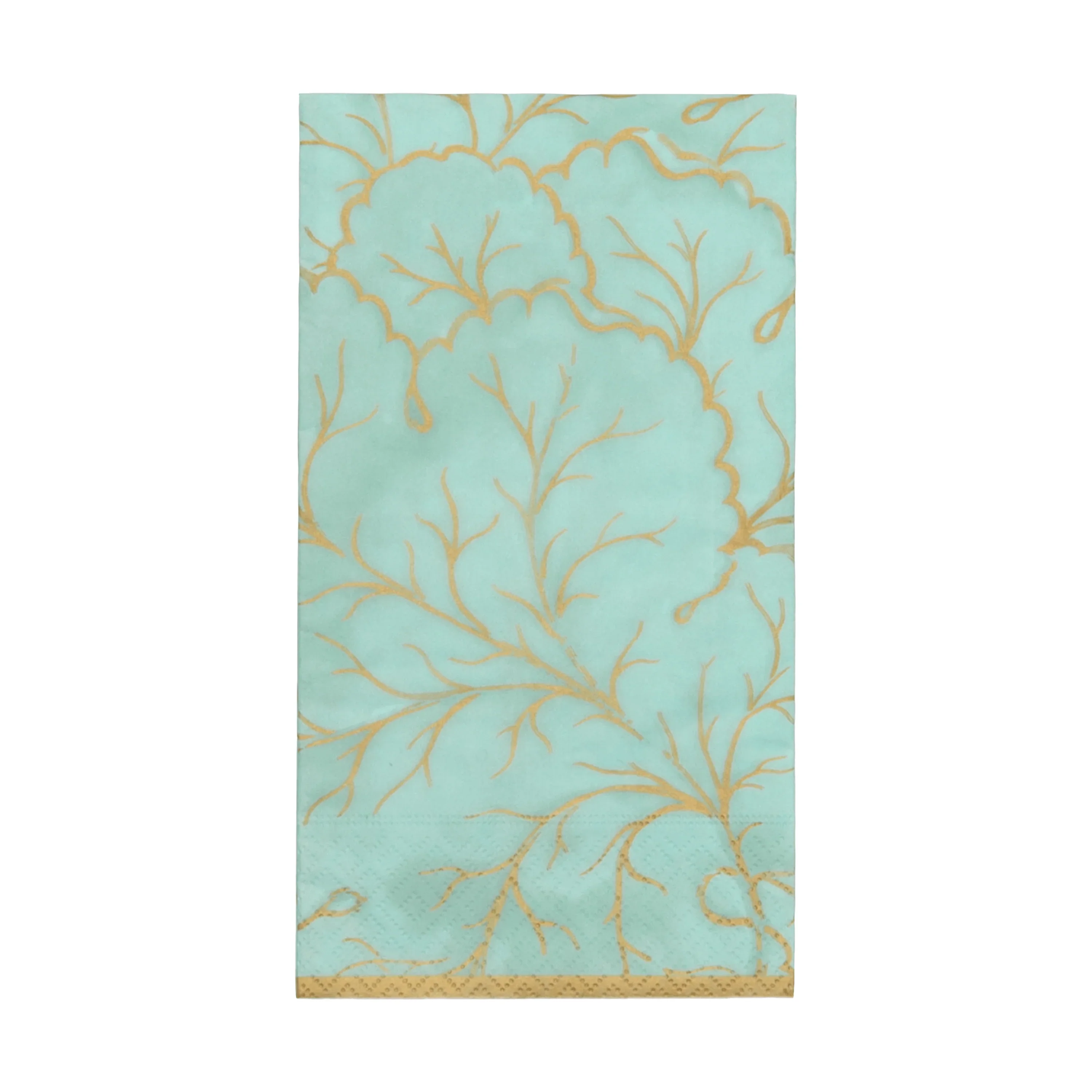 Gilded Majolica Saltwater Napkin Collection - Image 3