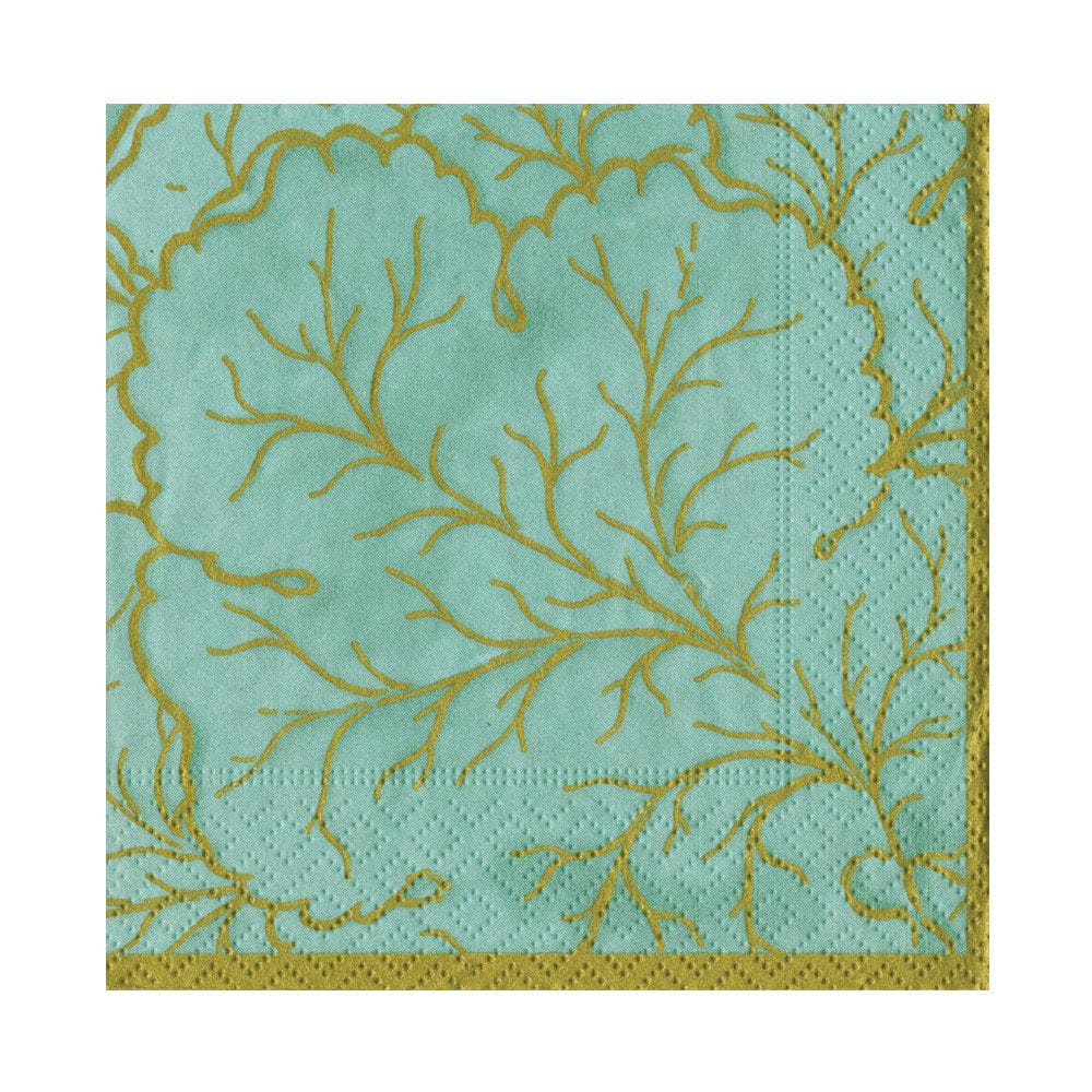 Gilded Majolica Saltwater Napkin Collection - Image 4