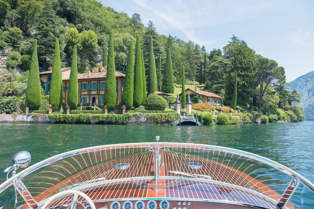 Gray Malin Afternoon Ride Lake Como, White Frame, 24" x 36" - Image 2
