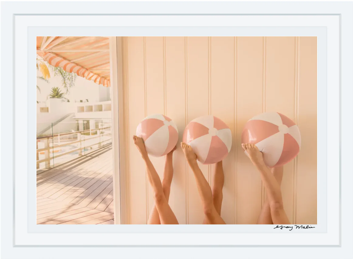 Gray Malin The Cabana, White Frame, 15.5β X 21β