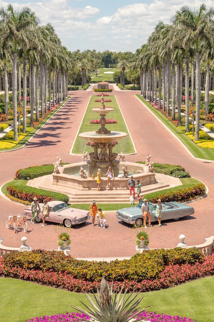 Gray Malin The Main Drive, The Breakers Palm Beach, White Frame, 24" x 36" - Image 2